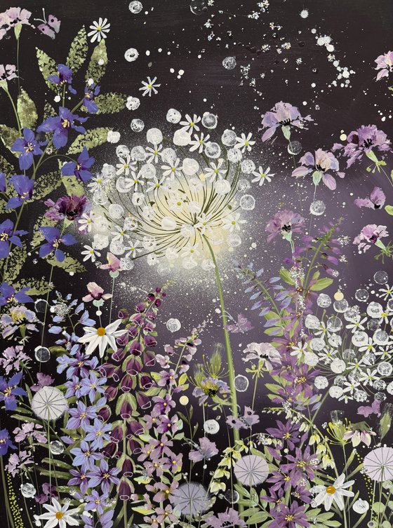 Purple blooms