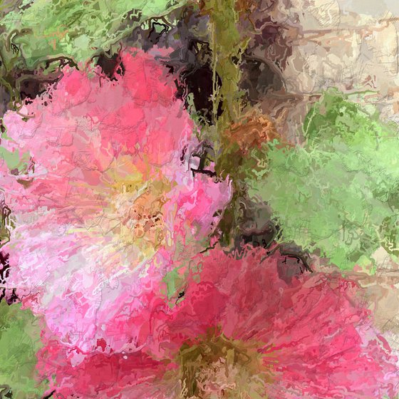 Flower Study - Homage to Monet