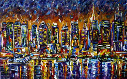 Manhattan, Skyline by Mirek Kuzniar
