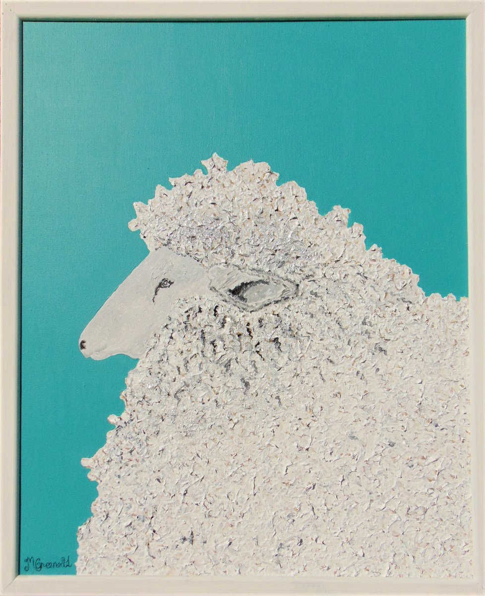 Portrait of a Sheep by Monica Green