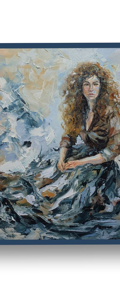 Woman in Blue. by Vita Schagen