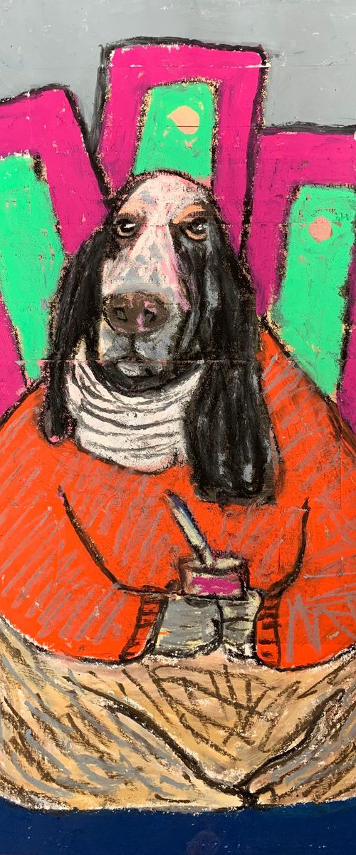 Drinking dog #36 by Pavel Kuragin