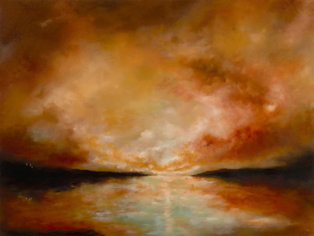 Golden Hour, Skye, Scotland By Rolf Marriott, 29 X 22, Artwork For Sale On Artfinder