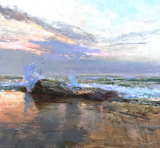 The sound of the waves