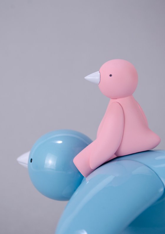 I Believe I Can't Fly - Pink & Blue