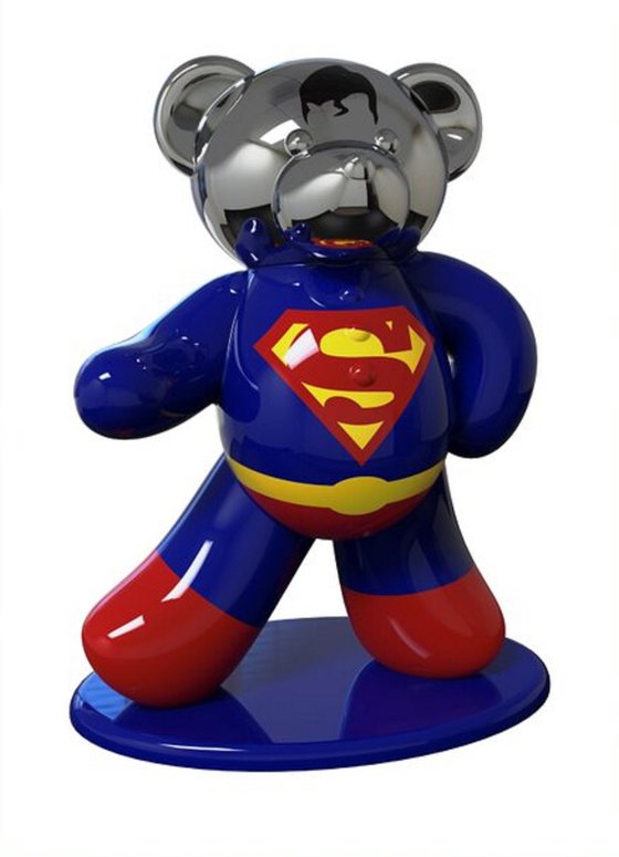 Ours Pop  Art Superman  45cm Co. N°4