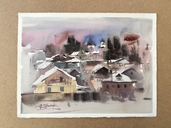 Winter sketch. Sergiev Posad