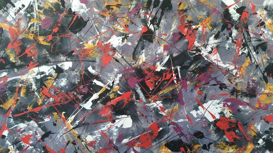 Modern Abstract ACRYLIC on CANVAS by M.Y.