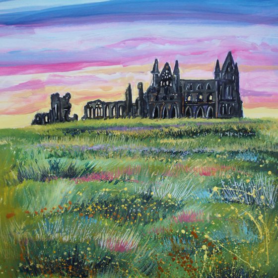 Whitby Abbey - Evening Sunset