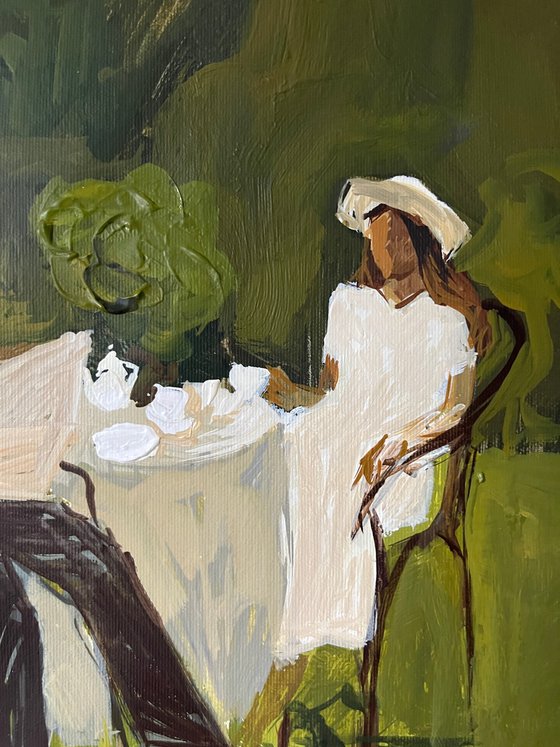 «Time of White Hydrangeas»