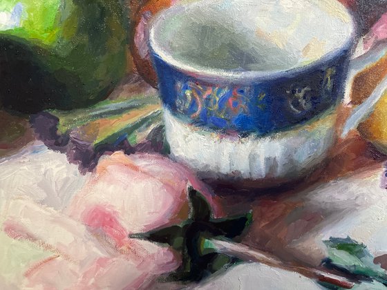 Fruits and Porcelain
