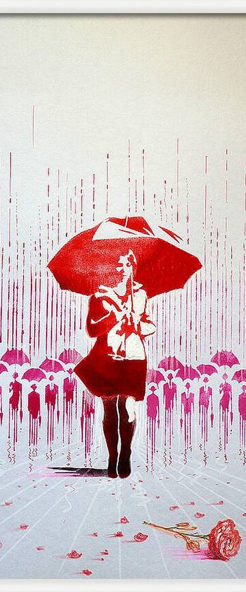 Fantasy with Flowers 336: paper 59x42cm by Rakhmet Redzhepov