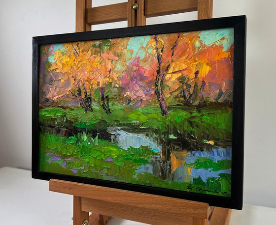 Quiet Autumn in the Sun's Rays