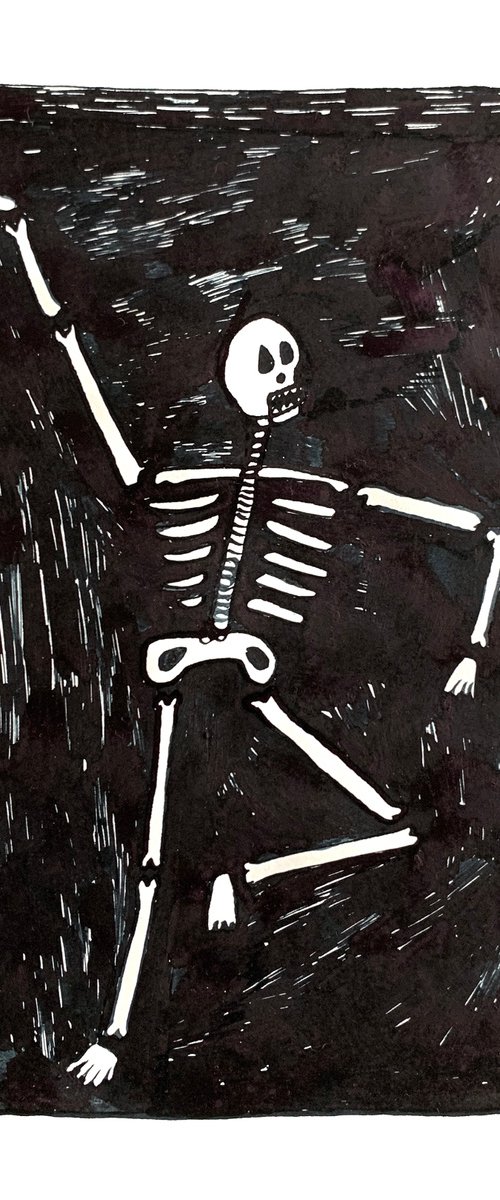 Dancing with Skeletons #2 by Nadim Basna