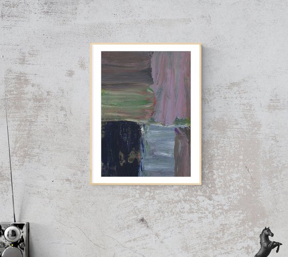 Set of 3 acrylic paintings