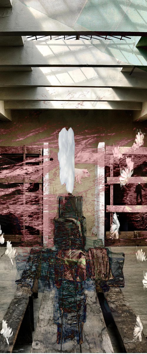 Interior with cross. by Geert Lemmers FPA