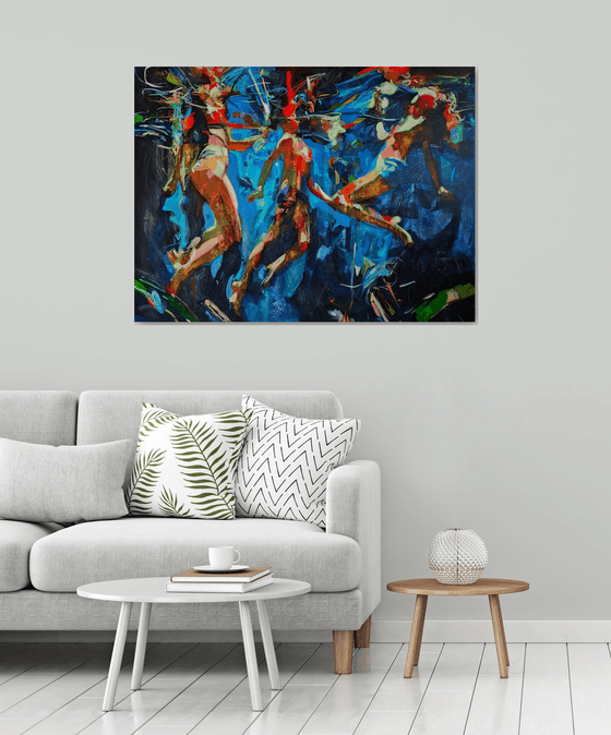 Interior blue