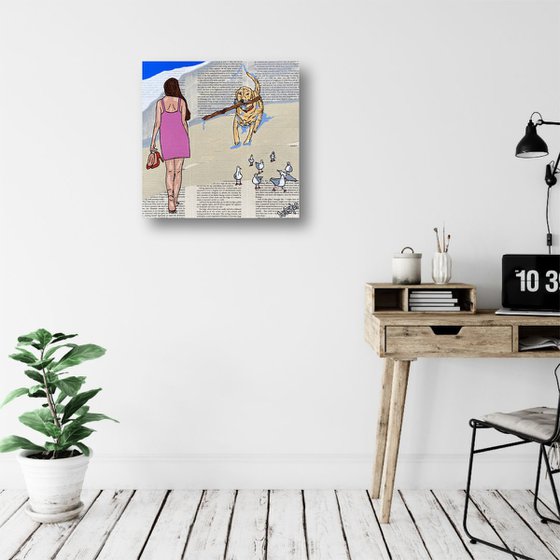 Dog Days Fetch 2 30cm x 30cm