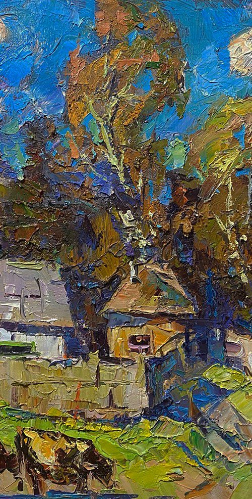 Early Autumn in the Village by Kalenyuk Alex