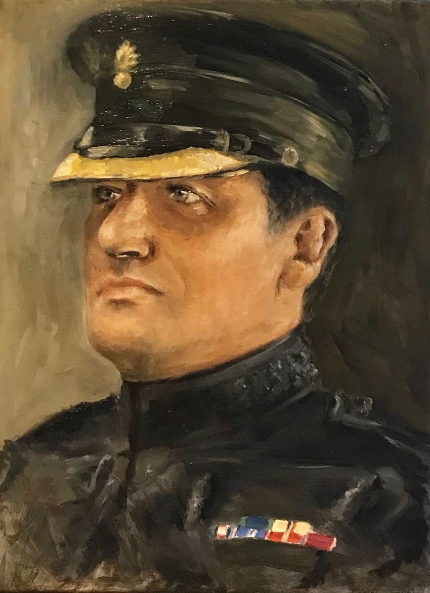 Military portrait example by Daisy Rogers