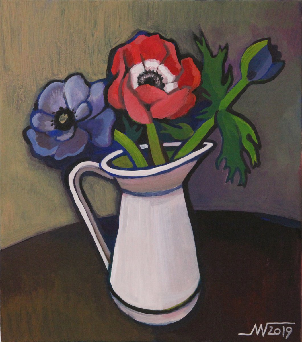 Anemones by Marina Gorkaeva