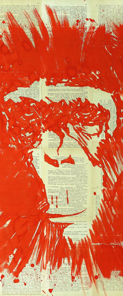 The red monkey. by Marat Cherny