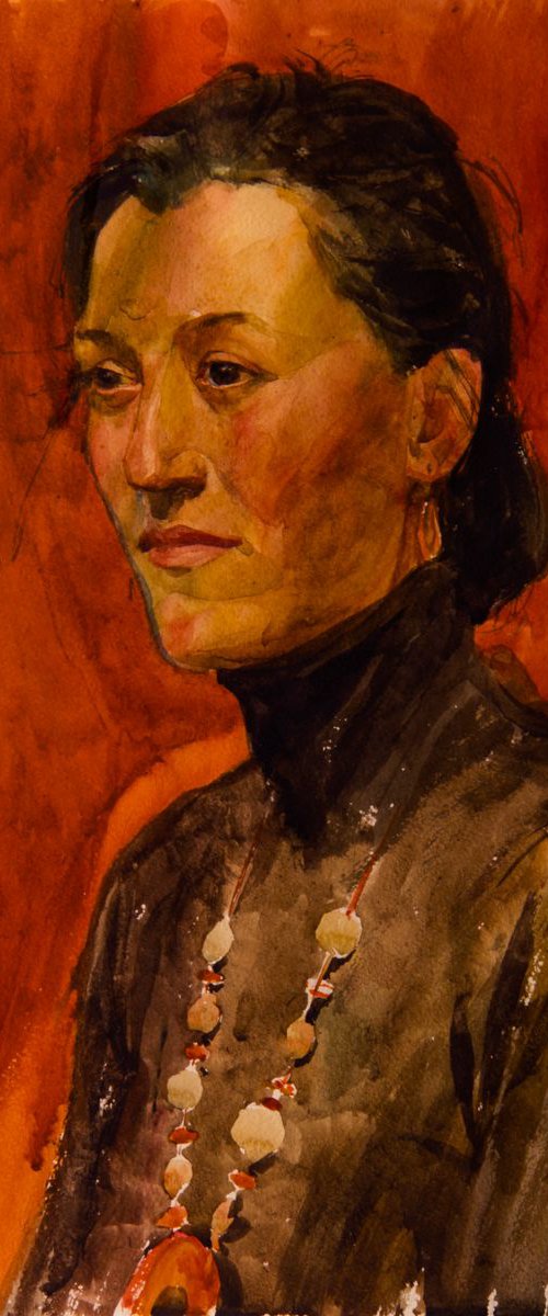 Portrait of a Lady by Sergey Kostov