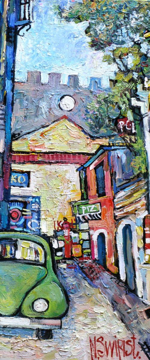 Taormina. Via Michele Amari and .... by Nikifor Swiristuhin