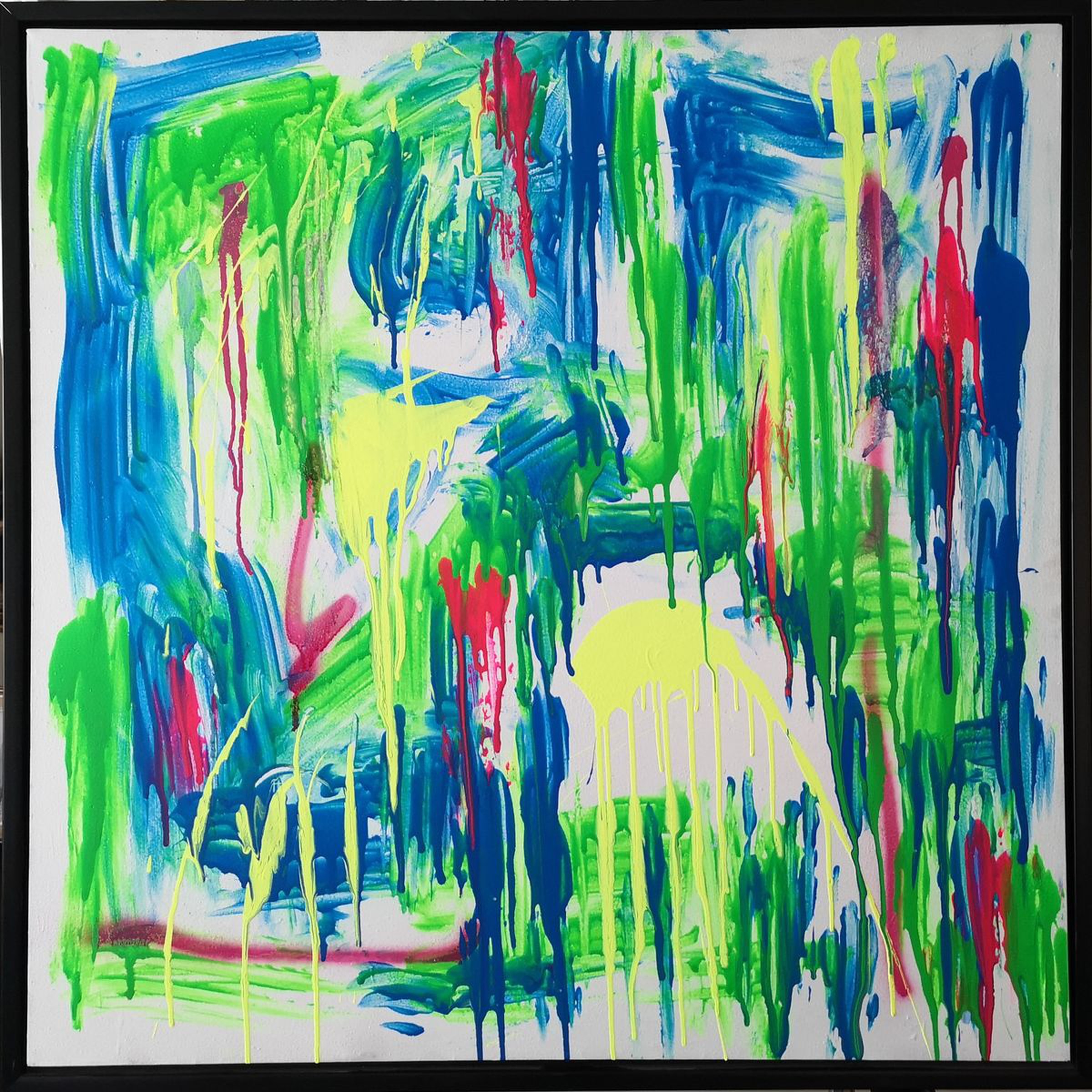 Neon Abstract Painting Cxt1134 By Jim Richards Artfinder