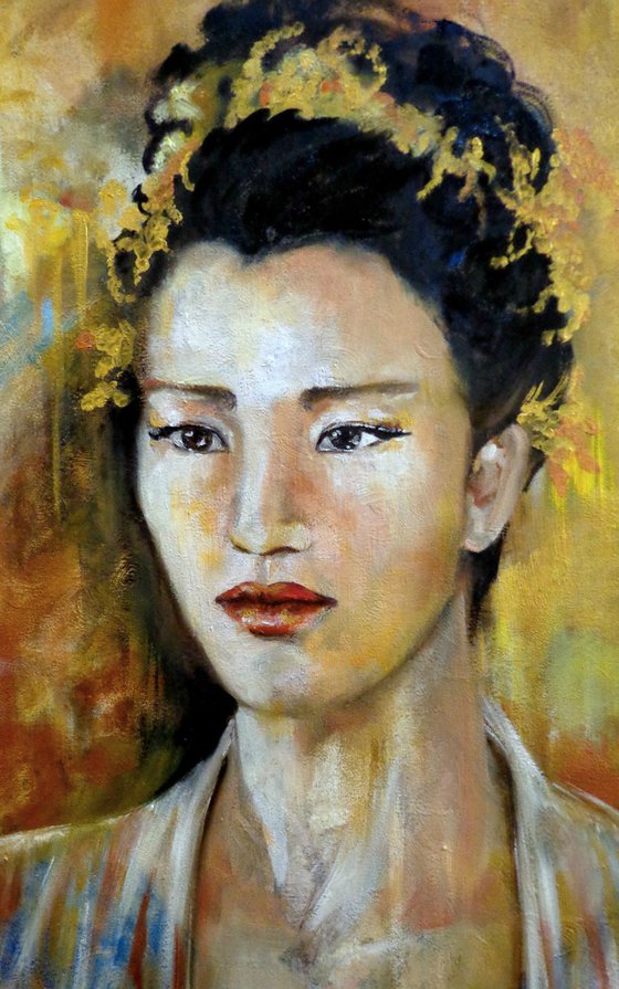 Portrait  of Geisha