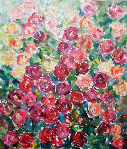 Lovely roses by Kseniya Kovalenko
