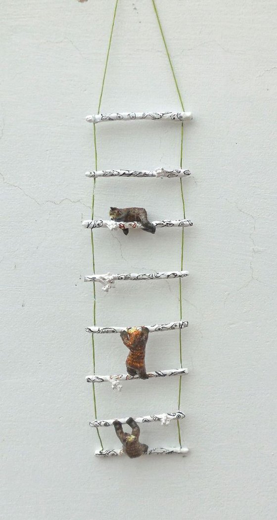 Bears on ladder