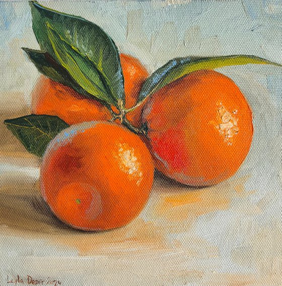 Clementine fruit still life
