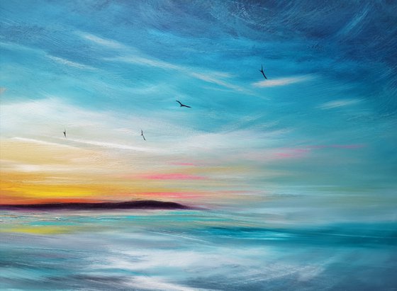 Rejuvenation - seascape, emotional, panoramic