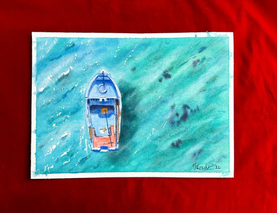 A Boat in the Sea