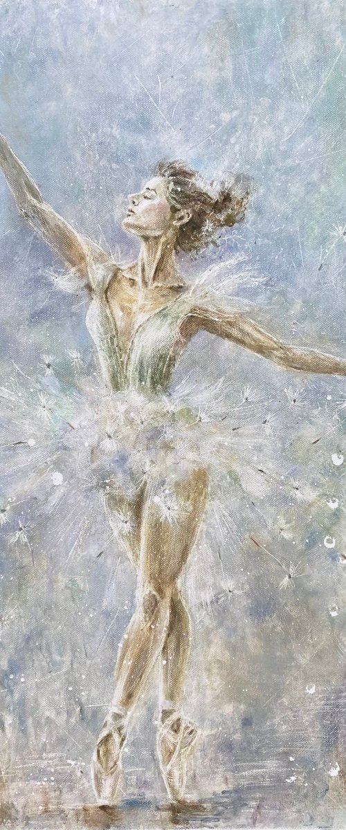 On the Wings of a Dandelion by Selene Caspian