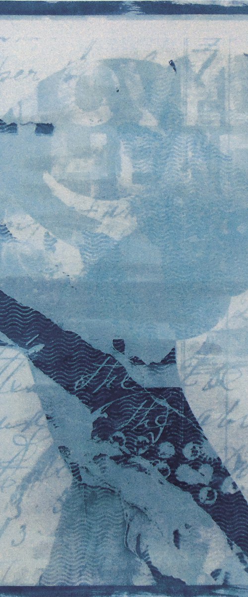 Gum bichromate_06_32X44 cm_Lovely blue by Manel Villalonga