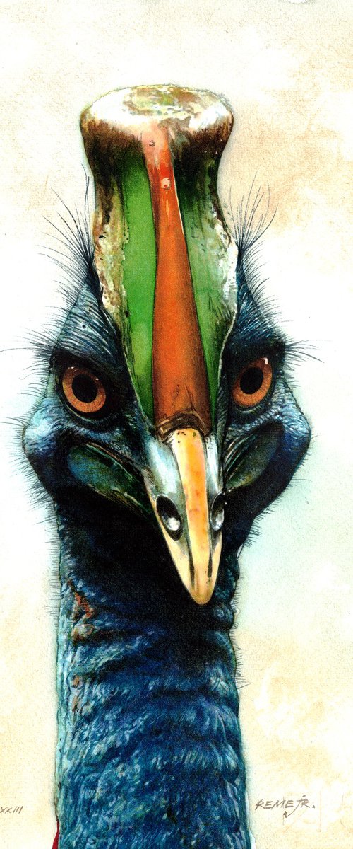 BIRD CCXXI -  Portrait by REME Jr.