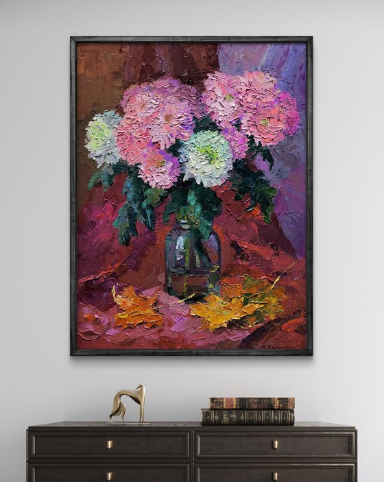 Bouquet of chrysanthemums