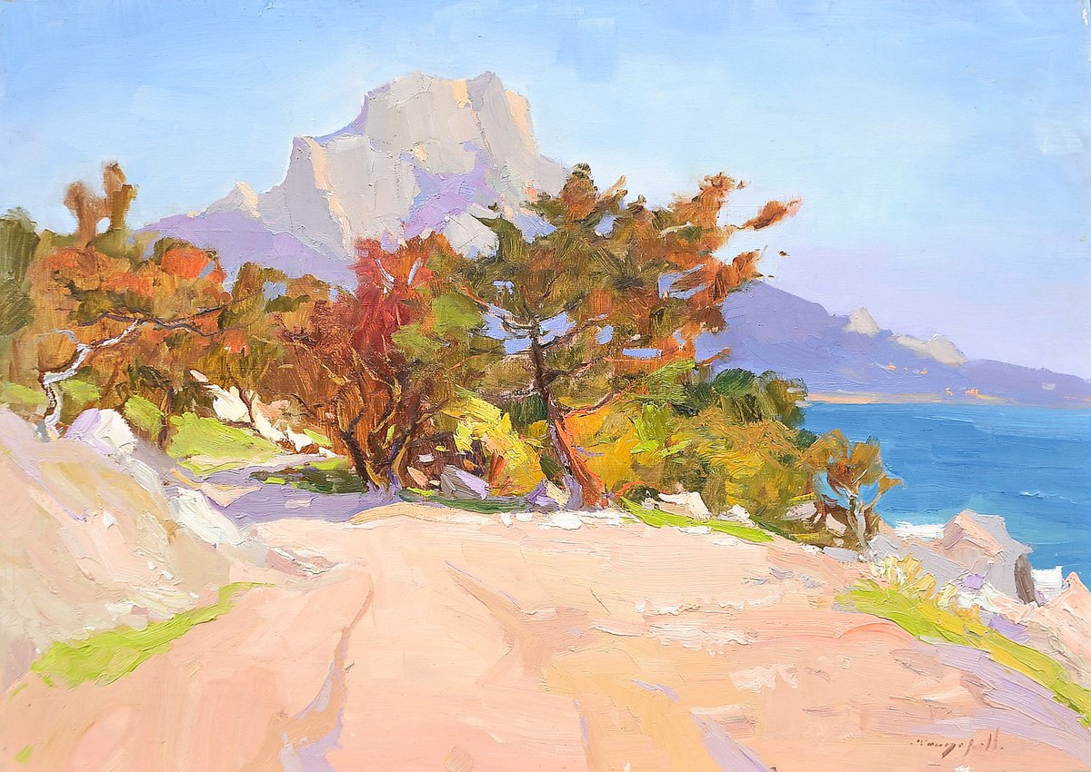At The Laspi By Alexander Shandor, 35 X 28, Artwork For Sale On Artfinder