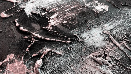 Black Pink Abstract Flashes