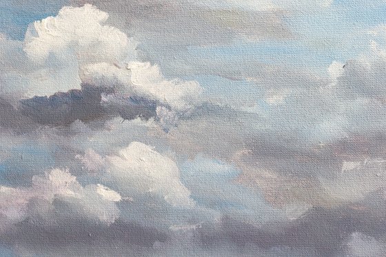 Landscape with clouds