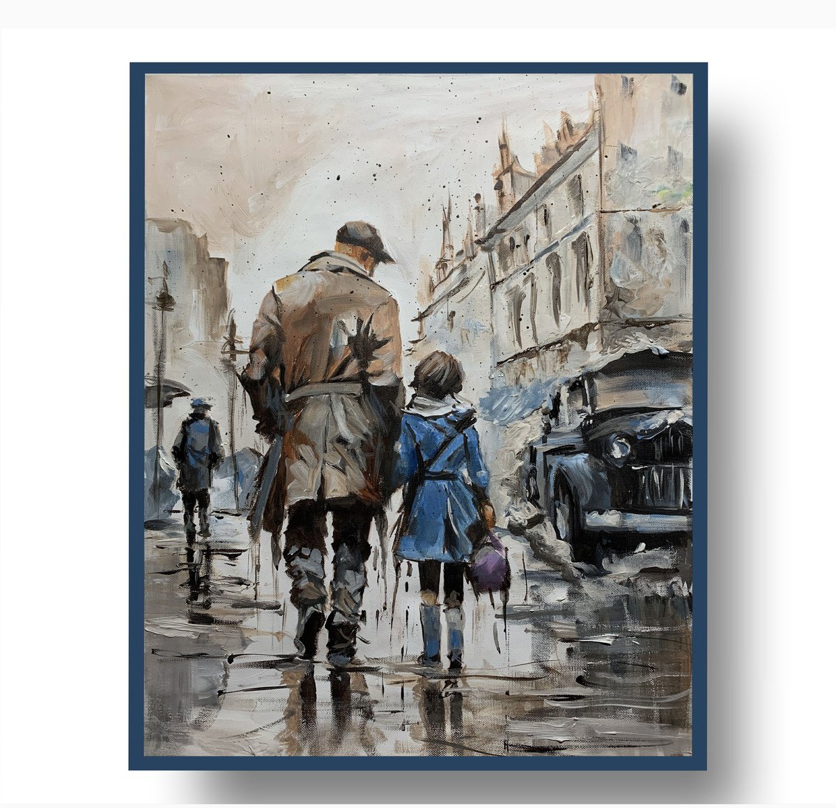 Weekend Dad. By Vita Schagen, 16 X 20, Artwork For Sale On Artfinder