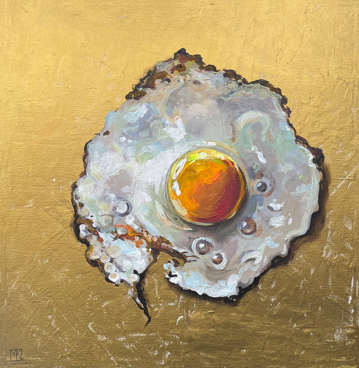 Sun On The Skillet By Maria Kireev, 16 X 16, Artwork For Sale On Artfinder
