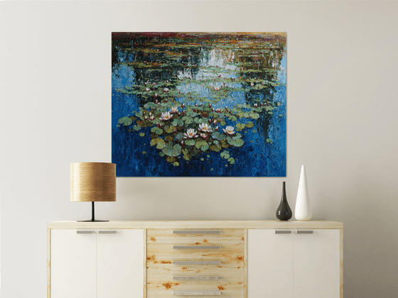 White Water Lilies Pond