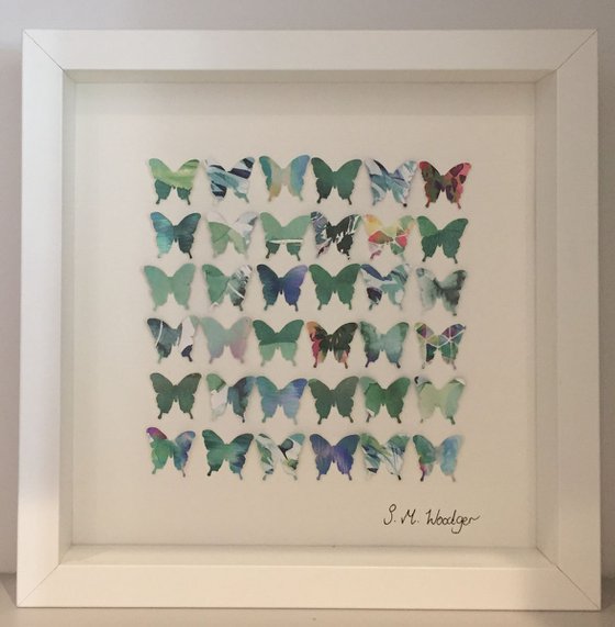 Butterfly Parade - green meadow - 1 (small)