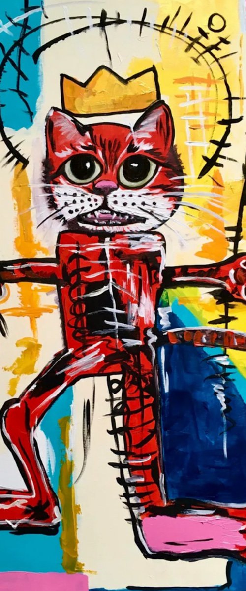Red Cat Warrior #3 by Olga Koval