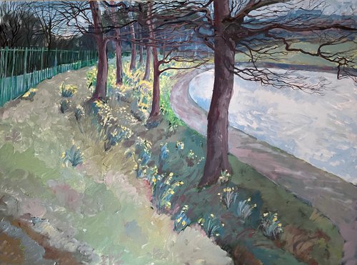 'Spring, Inverleith Park, Edinburgh' by Stephen Howard Harrison