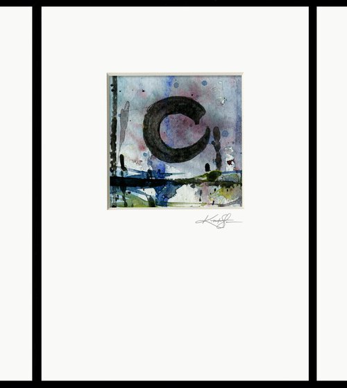 Enso Of Zen Collection 2 - 3 Abstract Zen Circle paintings by Kathy Morton Stanion by Kathy Morton Stanion