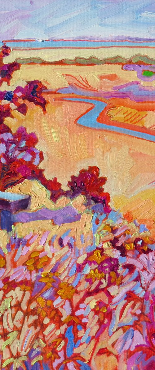 Coastal Landscape - Blakeney No 1 by Mary Kemp